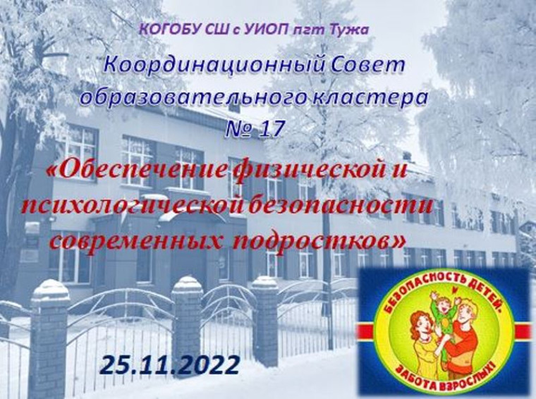 Координационный совет образовательного кластера.
